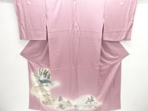 作家物　時代風景模様三つ紋色留袖